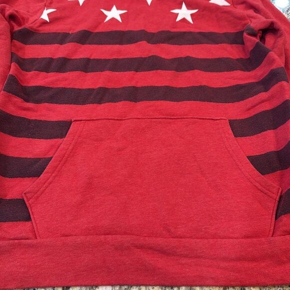 Old Navy Red and Black Star Hoodie - Picture 3 of 4